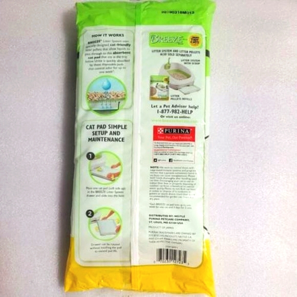 Purina Tidy Cats 4 CAT PADS for BREEZE LITTER SYSTEM Refill Pack ODOR CONTROL - Picture 4 of 4